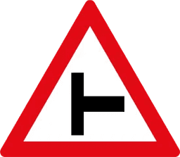 Side Road Junction (Left) Ahead
